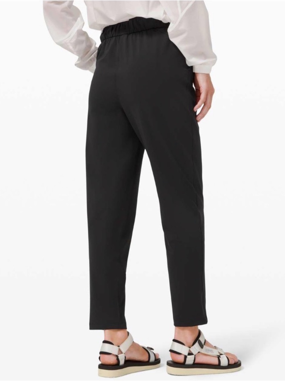 Lululemon Keep Moving Pant *7/8 High Rise Black Size 2 - Picture 3 of 8